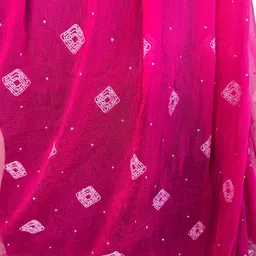 nayerang Chiffon Printed Pink Women Dupatta image 4