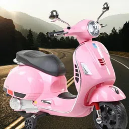 prabal Vespa 12V Battery Operated Ride On Scooter For Kids with Foot Accelerator Scooter Battery Operated Ride On image 4