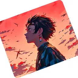 Eshaaver Anime Print Water Proof Non-Slip Rubber Base Mousepad for PC & Laptop Mousepad image 3