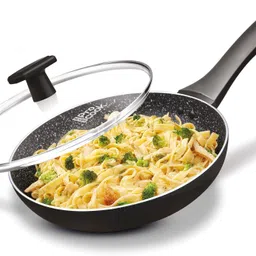 milton Pro Cook Granito Induction Fry Pan With Lid, 24 Cm Fry Pan 24 cm diameter with Lid 1.8 L capacity image 1