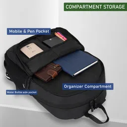 onego Medium 30 L Laptop Backpack Multi-Use Water-Resistant Backpack for Daily Use College Office Study and Travel image 3