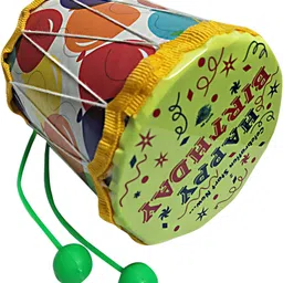 shopsji Musical Drum Birthday gift Musical Toy for Babies and Children | Musical toys small drum| Dholak Disco Drum-picture-20