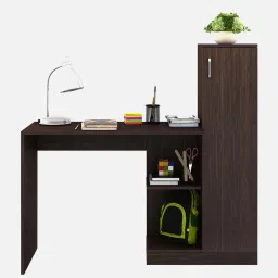 a globia creations Troy Writing Table in Choco Walnut Finish image 4