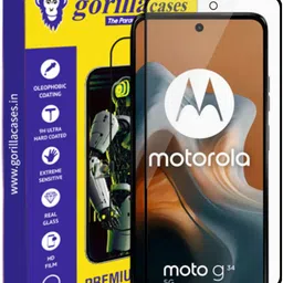 Gorilla Cases Edge To Edge Tempered Glass for Motorola G34 5G, Moto G34 5G, Motorola G34 image 2