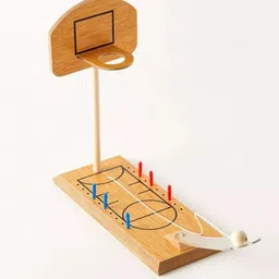 rainbowstore Mini Desktop Wooden Basketball Game image 2