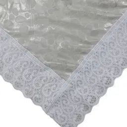 Home Centre Corsica White Printed 4-Seater Table Cover image 4