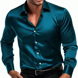 metronaut Men Regular Fit Solid Spread Collar Formal Shirt-picture-15