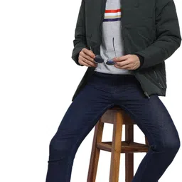 ad & av Men Solid Quilted Jacket image 5