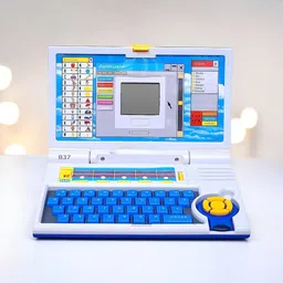 mahi zone Educational English Learner Laptop with Mouse for Kids 20 Activity Games_M296 image 1