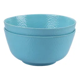 Melamine Turquoise Turquoise Round Serving Bowl Set Of 2 By Market 99 image 4