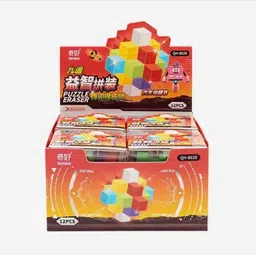 theaashirabox Kids Mini Lego Puzzal Eraser Rubber | Non-Dust Eraser | Birthday Return Gift Eraser image 2