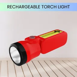 syara USB Rechargeable Torch with Ultra-Bright LED Front and Side Angle COBB LightC95 Torch image 1