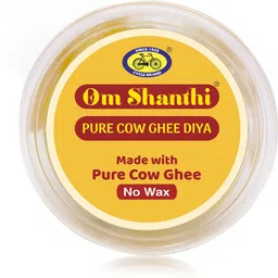 om shanthi Cow Ghee diya Cotton Table Diya-picture-18