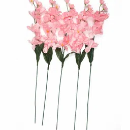 casacraft from pepperfry Pink Fabric Orchid Artificial Flowers image 4