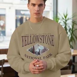 natris Men Full Sleeve Printed Sweatshirt image 1