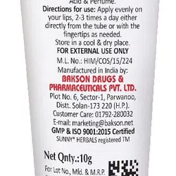 sunny herbals Lip Balm 10 gm (Pack 4) Aloevera image 2