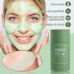 arcanuy Green Mask Stick (40gm) Green Tea Face Shaping Mask Face Shaping Mask image 2