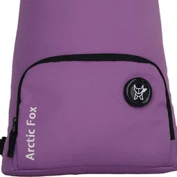 arctic fox Small 15 L Backpack Lavender Drawstring image 5