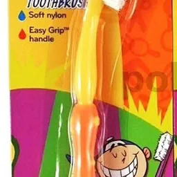 nuby Toothbrush 1 Pc 12M+ with case (Orange) Extra Soft Toothbrush-picture-17
