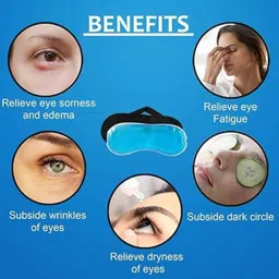 shiventerprise Shiv Eye Mask with Gel | Sleeping Mask With relax For Eye ( 100g ) image 4