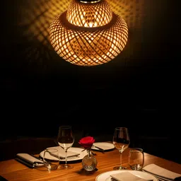 rajamata bamboo handicraft Golden Hive Lamp Hanging Lights (Pendant Lights) Lamp Shade image 1