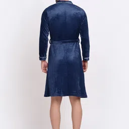 klotthe Blue Medium Bath Robe image 3