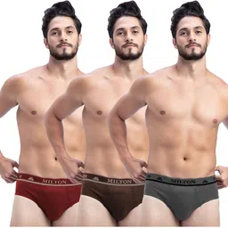 milton Pack of 3 Solid Men Brief-picture-27
