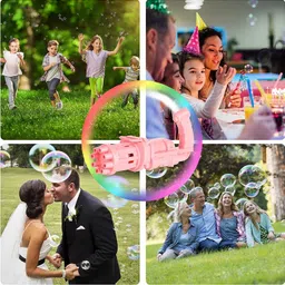 joyhub Bubble Machine Electric Bubble Soap Water Toys image 4