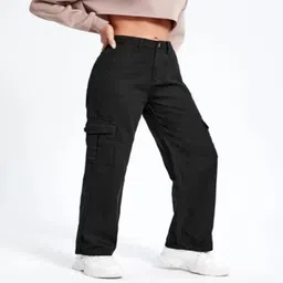 high waist Women Cargos image 3