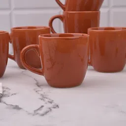 storepedia Pack of 12 Ceramic Tea Cups Set of 6 200ml Coffee Cup & Coffee Mug Set for Home, Office & Kitchen-picture-20