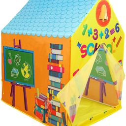 baby moo Playtime Foldable Tent House School Time, Portable Jumbo Size Hut type Play Tent-picture-28