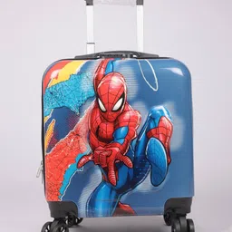 kidsmuch Small Cabin Suitcase (44 cm) 4 Wheels - Kid's 17-Inch Rolling 3D Cartoon Printed Suitcase | 4-Wheel Travel Trolley Bag - Red-picture-27