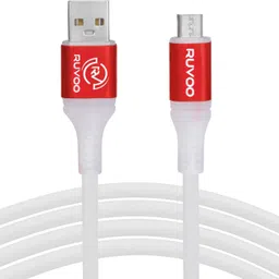 Ruvoo Micro USB Cable 2.5 A 1 m Micro Usb V8 Fast Charging Cable With Led Light image 2