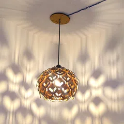 WOODIOGRAPHY wooden pendant ceiling lamp decoration handcrafted primium lamp Ceiling Light Ceiling Lamp image 3