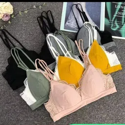 simrabeauty Pack of 3 Women Everyday Lightly Padded Bra image 1