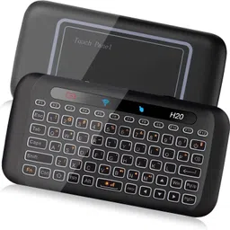 Tobo H20 Mini Wireless Handheld Keyboard Remote with Touchpad Mouse TD-600KM Bluetooth, Wireless Handheld Multi-device Keyboard Compatible with Desktop, Laptop, Mac image 2