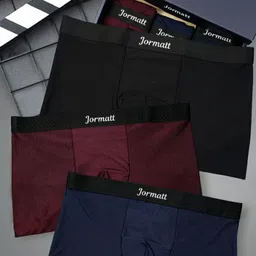 jormatt Pack of 3 Solid Men Trunk-picture-18