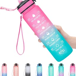 mavin Motivational Water Bottle for Kids, Adults, Girls - Sipper for School & Gym || 1000 ml Water Bottle-picture-47