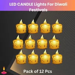 LED Candle Diya, Electric Flameless Crystal Candle Light For Home DecorationW236 Candle-image-49