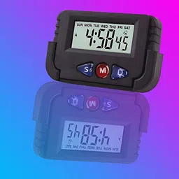 regals choice Digital Black Clock image 2