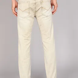 killer Men Slim Mid Rise Beige Jeans image 3