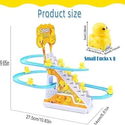 dream choice Duck Track Escalator Climbing Interactive Toy with Lights & Music toys for kids image 2