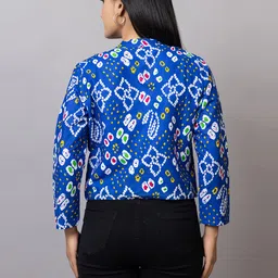 probasic Printed Women Waistcoat image 2