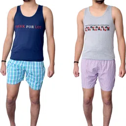 kundan Pack of 2 Checkered Men Boxer image 5