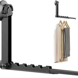 blurism Wall Cloth Dryer Stand Laundry Room Drying Rack Wall Mounted Clothes Hanger Car Coat Hanger-picture-15