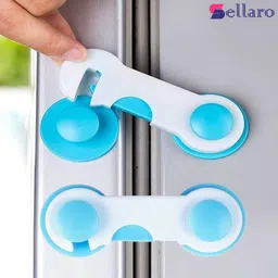 sellaro (Pack of 4) Child Safety Strap Locks Baby Locks for Cabinets and Drawers image 3