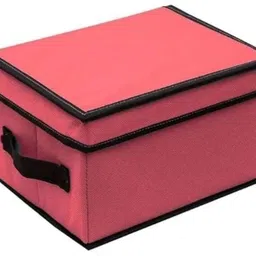 Non-Woven Rectangular Foldable,For Kids, Books,Magazines,Clothes (Set of 1) Storage Box-image-0