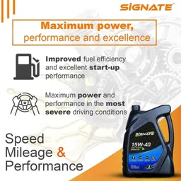 signate 15w-40 Light and Medium Duty Commercial and Passenger Vehicle Multi-Grade Engine Oil High Performance Engine Oil image 5