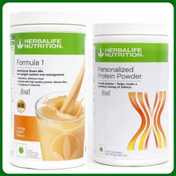 herbal nutrition life Formula 1 Nutritional Shake Orange Flavor With Protein Powder 400 Gram Plant-Based Protein-picture-16