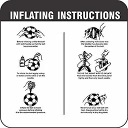 dinetic BLACK AND WHITE FOOTBALL WITH PUMP FULL SIZE-5 Football - Size: 5 image 3